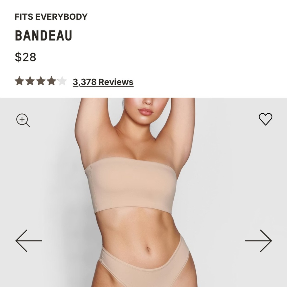 Skims Fits Everybody Bandeau - Clay